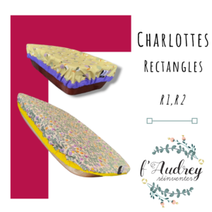 Charlottes recouvre-plat rectangles