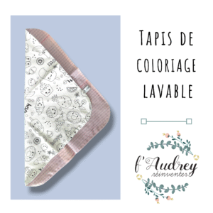 Tapis de coloriage lavable